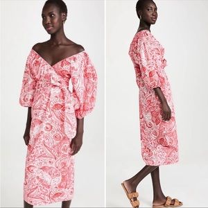 Mara Hoffman Fila wrap dress in organic cotton size large